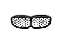 Calandre 'Diamond Type' noire brillante sur mesure pour BMW Série 1 F40 2019-