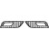 Grille d'aération, pare-chocs HD Tuning