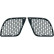 Grille d'aération, pare-chocs HD Tuning