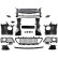 Grille d'aération, pare-chocs HD Tuning