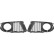 Grille d'aération, pare-chocs HD Tuning