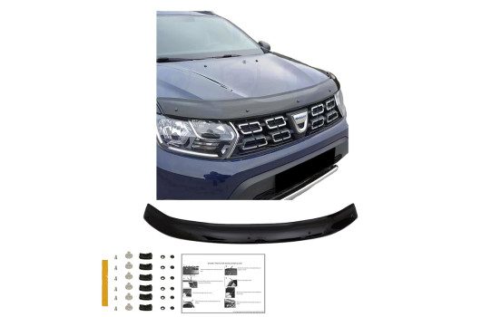 Protection de capot anti-gravillons Oneway pour Dacia Duster II 2018-2024 - Noir brillant, Image 4