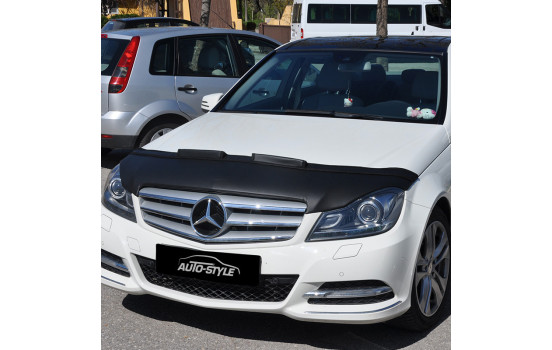 Protège Bra de Capot Mercedes C-Class W204 2012- noir, Image 3