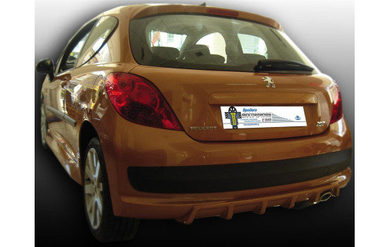 Chemise de pare-chocs arrière (Diffuseur) Peugeot 207 3/5-door 2006- (ABS)