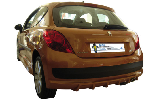 Chemise de pare-chocs arrière (Diffuseur) Peugeot 207 3/5-door 2006- (ABS), Image 2