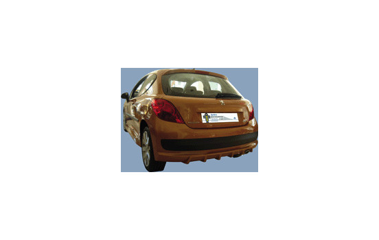 Chemise de pare-chocs arrière (Diffuseur) Peugeot 207 3/5-door 2006- (ABS), Image 3