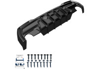 Diffuseur de jupe de pare-chocs arrière unidirectionnel pour BMW Série 1 F40 M-Pack/M135i (échappement simple G/D) 20