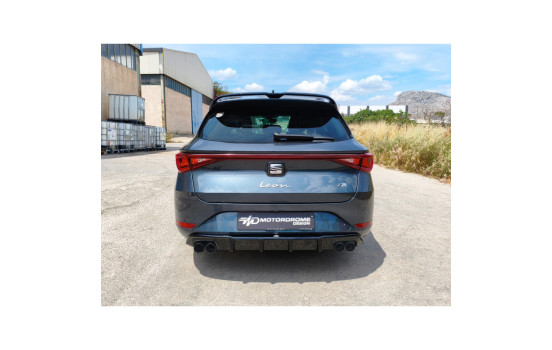 Diffuseur de pare-chocs arrière Motordrome compatible avec Seat Leon IV (KL8) Sportstourer FR 2020- (ABS), Image 2