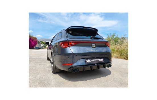 Diffuseur de pare-chocs arrière Motordrome compatible avec Seat Leon IV (KL8) Sportstourer FR 2020- (ABS), Image 3