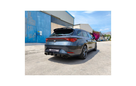Diffuseur de pare-chocs arrière Motordrome compatible avec Seat Leon IV (KL8) Sportstourer FR 2020- (ABS), Image 4