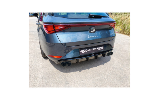 Diffuseur de pare-chocs arrière Motordrome compatible avec Seat Leon IV (KL8) Sportstourer FR 2020- (ABS), Image 5