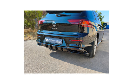 Diffuseur de pare-chocs arrière Motordrome pour Volkswagen Golf 8 (2020-2021) avec ABS, Image 3