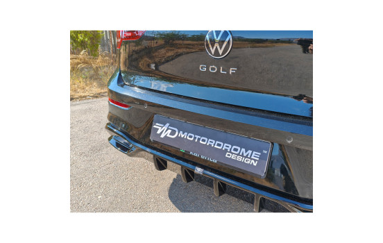 Diffuseur de pare-chocs arrière Motordrome pour Volkswagen Golf 8 (2020-2021) avec ABS, Image 5