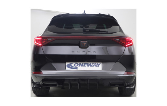 Diffuseur de pare-chocs arrière Oneway pour Cupra Formentor 2020-2024 - Noir brillant, Image 2