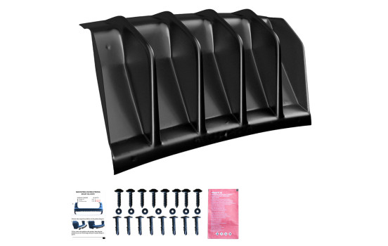 Diffuseur de pare-chocs arrière Oneway pour Cupra Formentor 2020-2024 - Noir brillant, Image 5