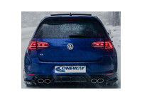 Diffuseur de pare-chocs arrière Oneway pour Volkswagen Golf VII HB R 2013-2016 - Noir brillant