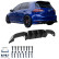 Diffuseur de pare-chocs arrière Oneway pour Volkswagen Golf VII HB R 2013-2016 - Noir brillant, Vignette 3
