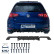Diffuseur de pare-chocs arrière Oneway pour Volkswagen Golf VII HB R 2013-2016 - Noir brillant, Vignette 4