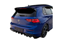 Diffuseur de pare-chocs arrière Oneway pour Volkswagen Golf VIII HB R 2020- - Noir brillant
