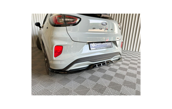 Diffuseur de pare-chocs arrière pour Ford Puma ST-Line Facelift 2024- (ABS noir brillant), Image 4