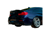 Diffuseur de pare-chocs arrière unidirectionnel pour BMW M4 F82 2014-2021 – Noir brillant