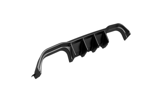 Diffuseur de pare-chocs arrière unidirectionnel pour BMW M4 F82 2014-2021 – Noir brillant, Image 7