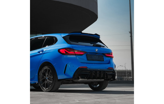 Diffuseur de pare-chocs arrière unidirectionnel pour BMW Série 1 F40 M-Pack/M135i 2019- - Noir brillant