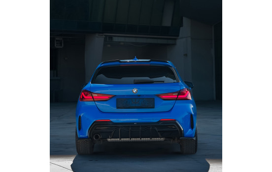 Diffuseur de pare-chocs arrière unidirectionnel pour BMW Série 1 F40 M-Pack/M135i 2019- - Noir brillant, Image 3