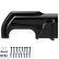 Diffuseur de pare-chocs arrière unidirectionnel pour BMW Série 1 F40 M-Pack/M135i 2019- - Noir brillant, Vignette 9