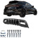 Diffuseur de pare-chocs arrière unidirectionnel pour Cupra Leon HB MK1 2020-2024 – Noir brillant, Vignette 4