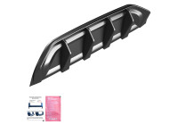 Diffuseur de pare-chocs arrière unidirectionnel pour Volkswagen Tayron (R41) 2024- - Noir brillant