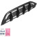 Diffuseur de pare-chocs arrière unidirectionnel pour Volkswagen Tayron (R41) 2024- - Noir brillant