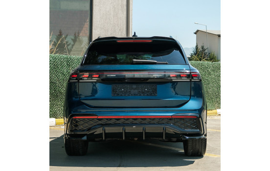 Diffuseur de pare-chocs arrière unidirectionnel pour Volkswagen Tiguan III (CT1) 2024- - Noir brillant, Image 4