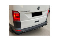 Diffuseur de pare-chocs arrière unidirectionnel pour Volkswagen Transporter T6/T6.1 2015-2022 - Brillant