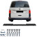 Diffuseur de pare-chocs arrière unidirectionnel pour Volkswagen Transporter T6/T6.1 2015-2022 - Brillant, Vignette 4