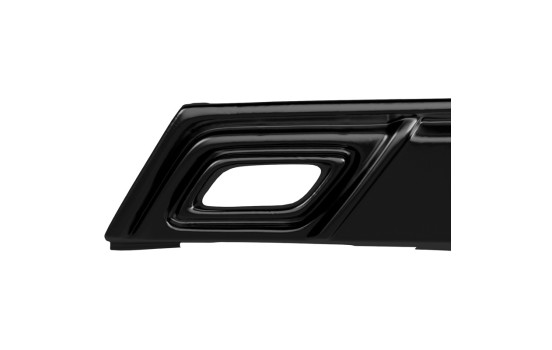 Jupe de pare-chocs arrière à sens unique (diffuseur) adaptée à Seat Ibiza (6F) 2017- incl. FR - Noir brillant, Image 10