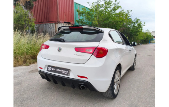 Jupe de pare-chocs arrière (Diffuseur) adaptable sur Alfa Romeo Giulietta 2010- (Double échappement gauche + droite), Image 2