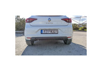 Jupe de pare-chocs arrière (Diffuseur) adaptable sur Renault Clio V 5 portes 2019- (ABS)