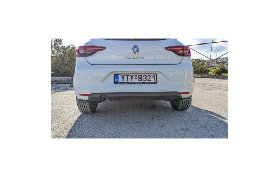 Jupe de pare-chocs arrière (Diffuseur) adaptable sur Renault Clio V 5 portes 2019- (ABS)