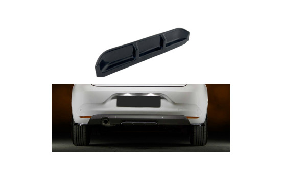 Jupe de pare-chocs arrière (Diffuseur) adaptable sur Renault Clio V 5 portes 2019- (ABS), Image 2