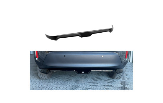 Jupe de pare-chocs arrière (diffuseur) adaptée pour Toyota Yaris Cross 2020- (ABS noir brillant)