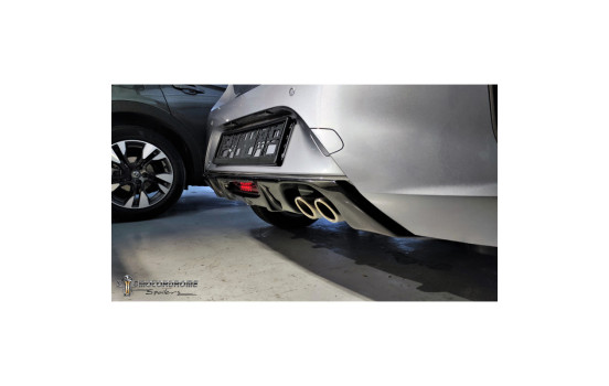 Jupe de pare-chocs arrière (Diffuseur) pour Opel Corsa F GS-Line 2019- (ABS)