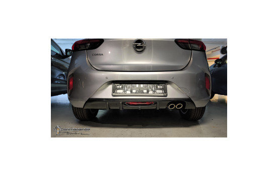 Jupe de pare-chocs arrière (Diffuseur) pour Opel Corsa F GS-Line 2019- (ABS), Image 2