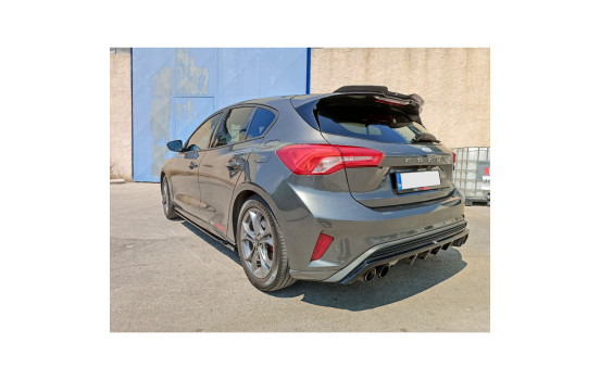 Jupe de pare-chocs arrière (Diffuseur) sur mesure pour Ford Focus IV ST/ST-Line HB 2018-2022 (ABS Noir Brillant), Image 6