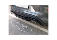 Jupe de pare-chocs arrière (diffuseur) sur mesure pour Ford Puma ST-Line 2019- (ABS Noir brillant)