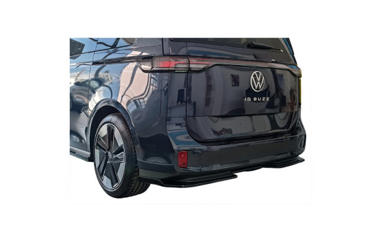 Jupe de pare-chocs arrière (Diffuseur) sur mesure pour Volkswagen ID.Buzz (Bus/Cargo) 2022- (ABS Noir brillant), Image 2
