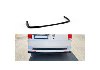 Jupe de pare-chocs arrière (Diffuseur) sur mesure pour Volkswagen Transporter T6.1 LWB 2020-2022 (ABS Noir brillant