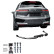 Jupe de pare-chocs arrière Oneway pour BMW iX M-Pack i20 2021- - Noir brillant, Vignette 4