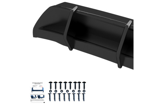 Jupe de pare-chocs arrière unidirectionnelle (diffuseur) Audi A3 (8Y) Berline/Sportback 2020-2024 excl. Ligne S/S3/RS3, Image 7