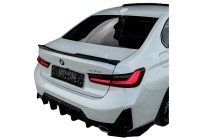 Jupe de pare-chocs arrière unidirectionnelle (diffuseur) BMW Série 3 G20/G21 M-Pack Facelift 2022 - Noir brillant